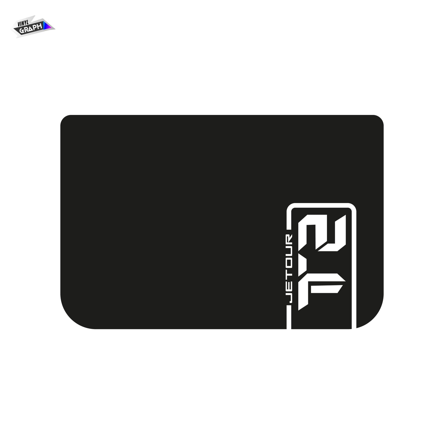 Jetour T2 Hood Pull Pattern Decal Type 1 – Modified Vehicle Exterior Sticker | Mactac Bubble-Free Vinyl