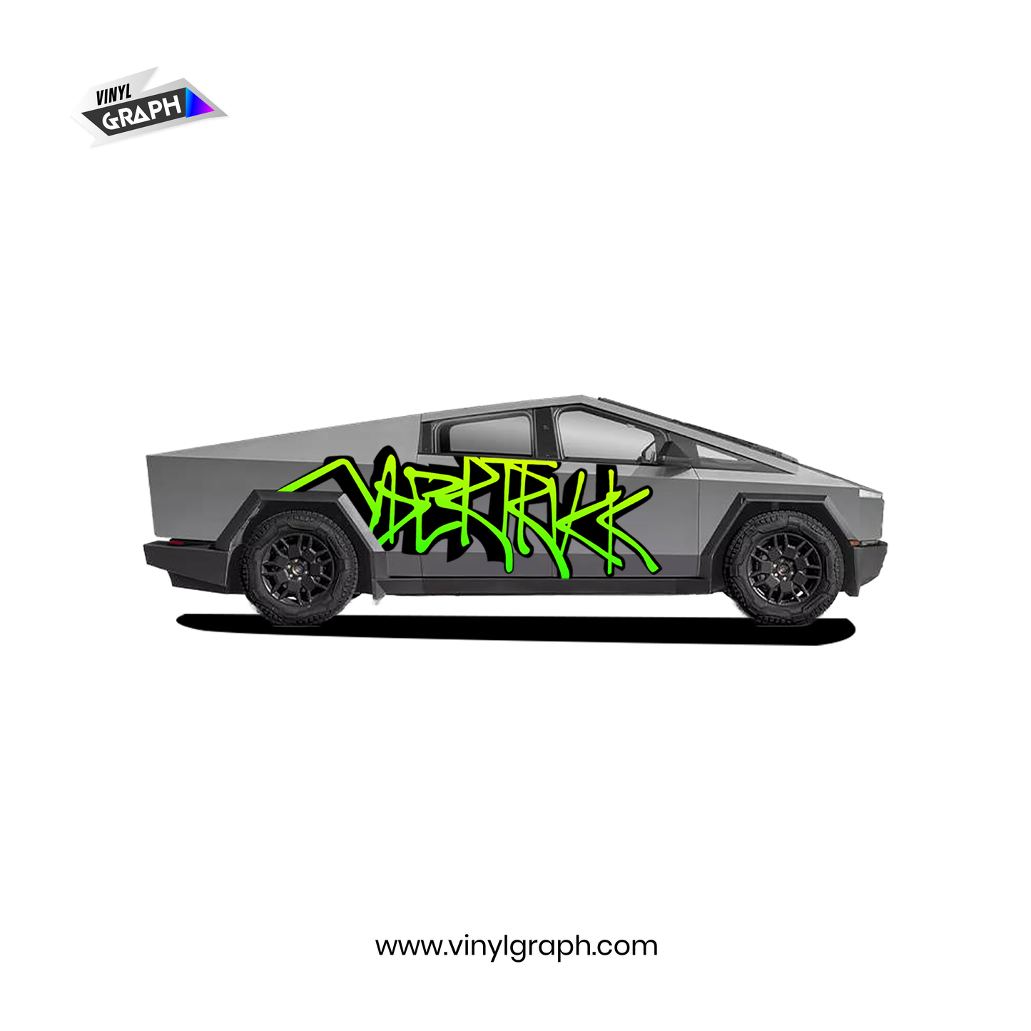 Tesla Cybertruck Graffiti Decal Kit - Precision Designed by VinylGraph