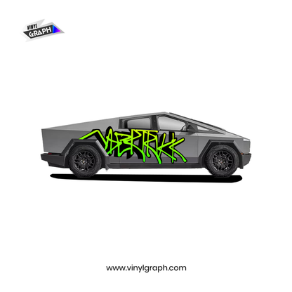 Tesla Cybertruck Graffiti Decal Kit - Precision Designed by VinylGraph