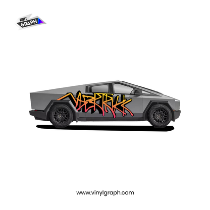 Tesla Cybertruck Graffiti Decal Kit - Precision Designed by VinylGraph