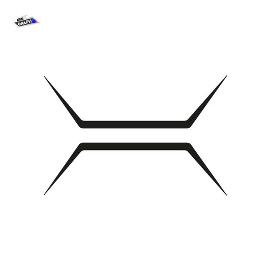 Jetour T2 Rear Trunk & Spare Tire Decals (2 Pcs) – Reflective Vinyl Stickers | Mactac Material | Multiple Colors