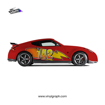 Lightning Racing Decal Kit – Universal Fit | Vinyl Graph
